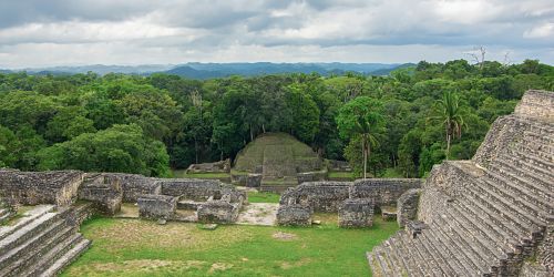 Caracol mayan ruins image